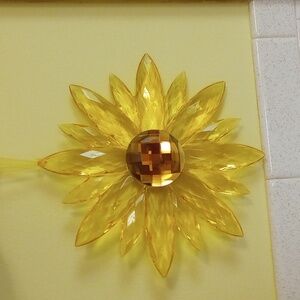 Yellow Sunflower Acrylic Wall Art Hanging